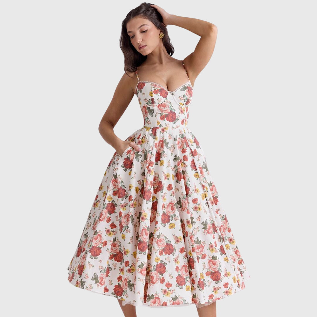 Jane | Maxi Dress with Adjustable Straps
