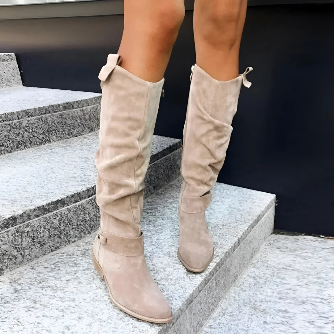 Skyler | Stylish Suede Knee-High Boots