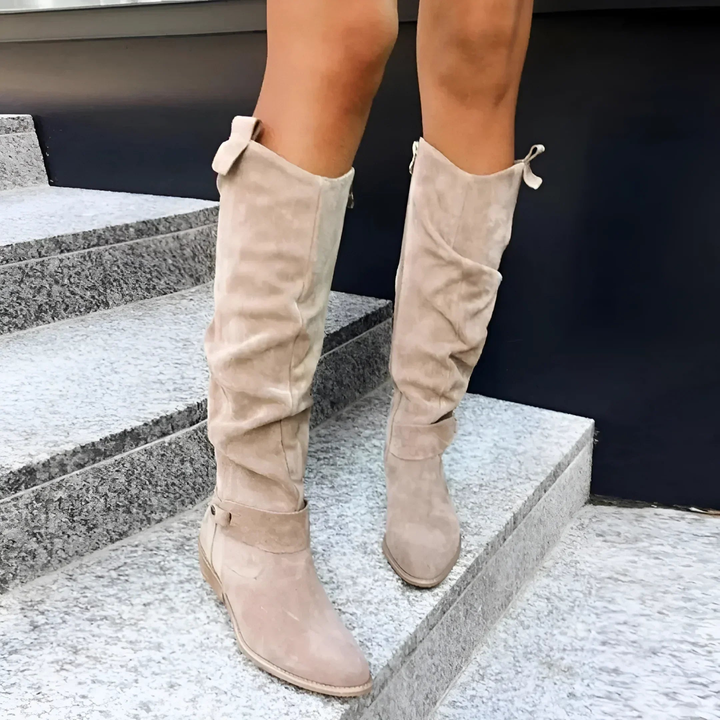 Skyler | Stylish Suede Knee-High Boots