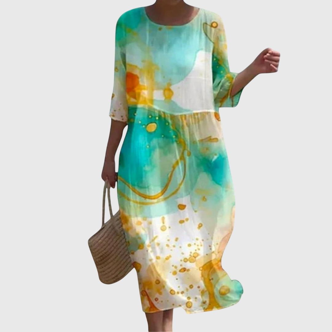 Hayley | Flowing Floral Maxi Dress