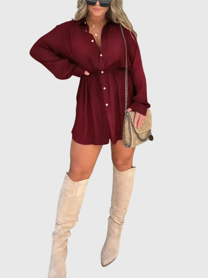 Nova | Romper Dress with Built-In Shorts