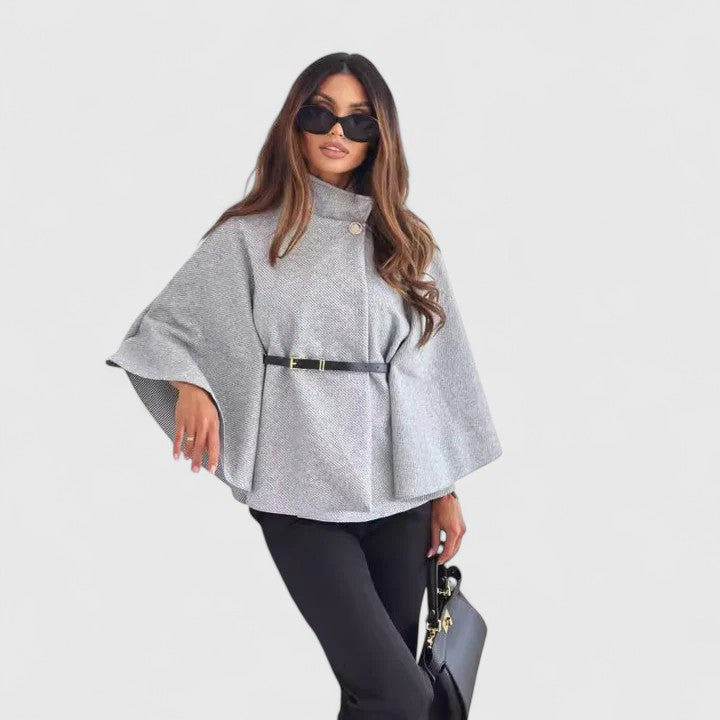 Isla | Belted Jacket with Butterfly Sleeves