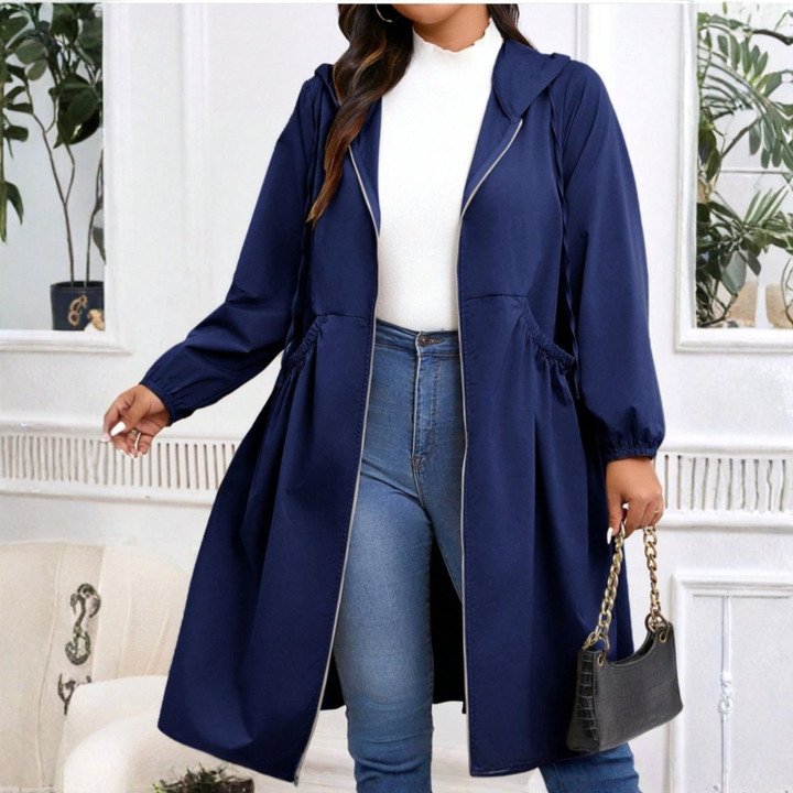 Pippa | Casual Hooded Coat with Drawstring