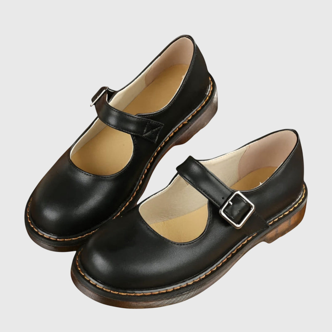 Charlotte | Orthopaedic Buckle Sandals with Vintage Charm