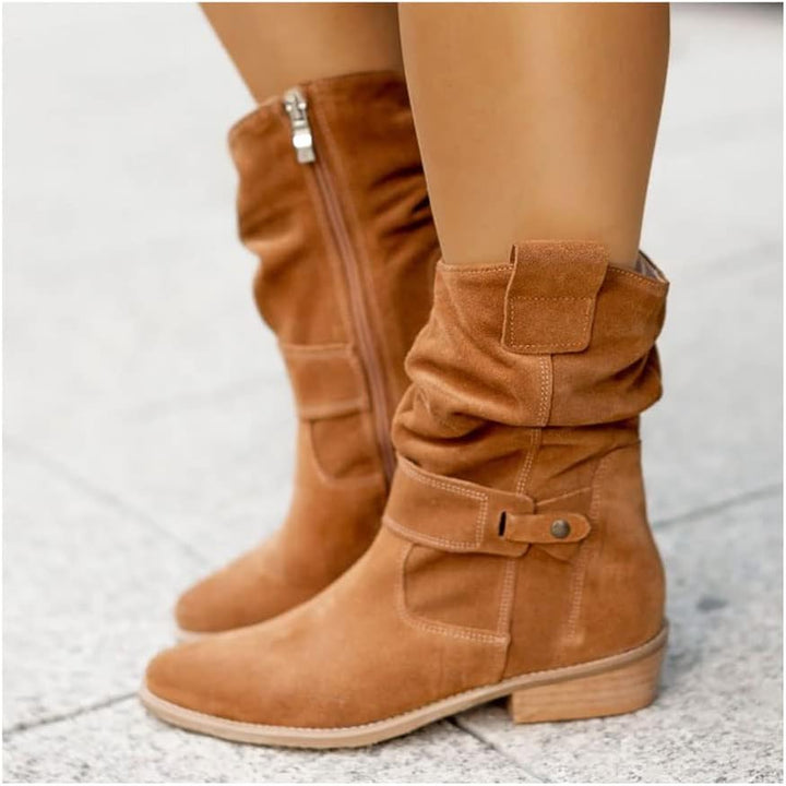 Skyler | Stylish Suede Knee-High Boots