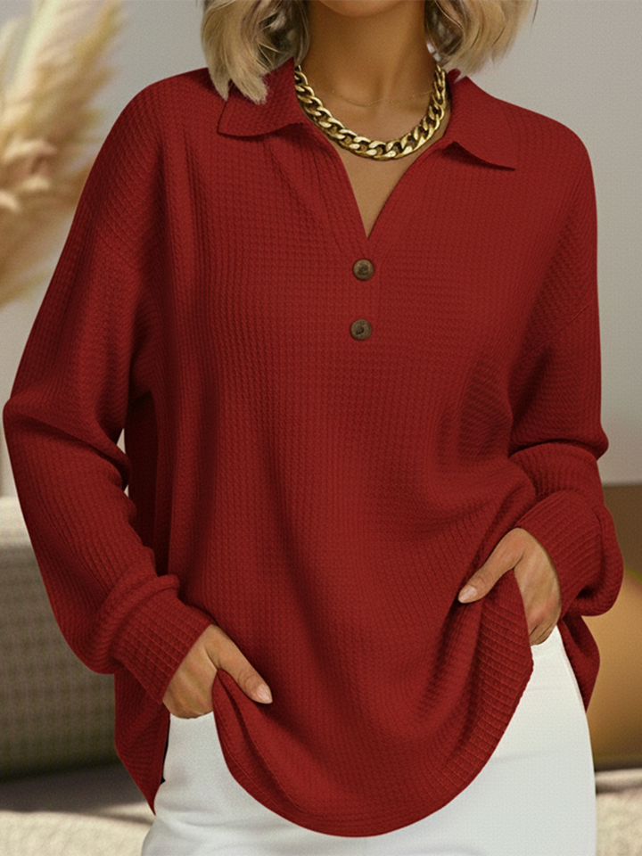 Laura | Warm Waffle-Knit Jumper