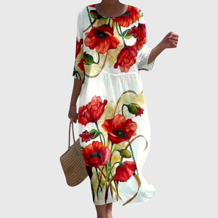 Hayley | Flowing Floral Maxi Dress
