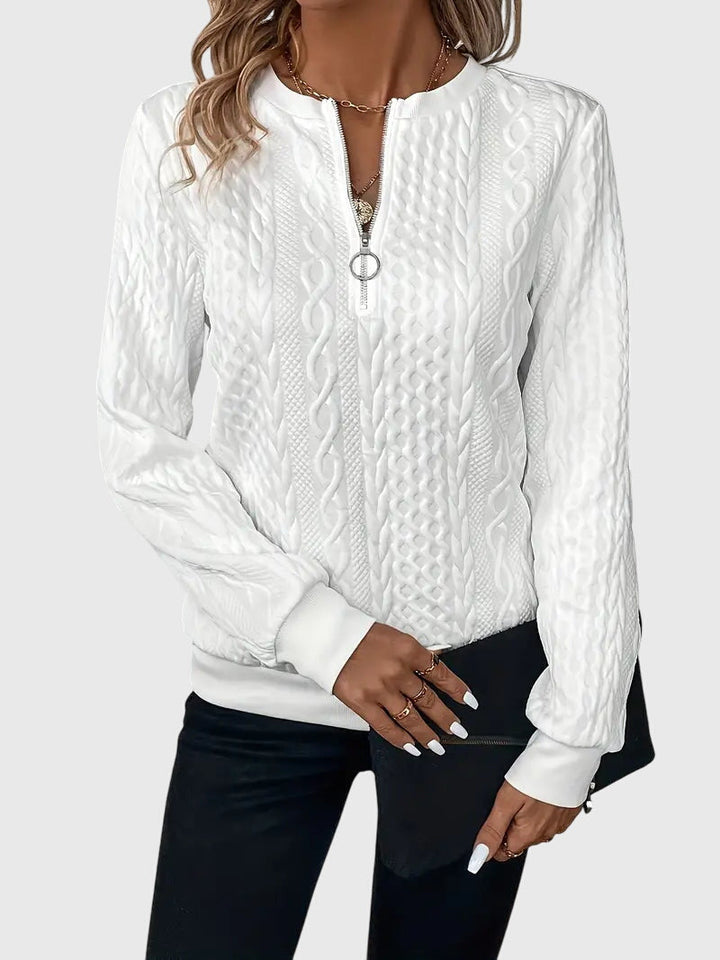 Nora | Zip Neck Jumper