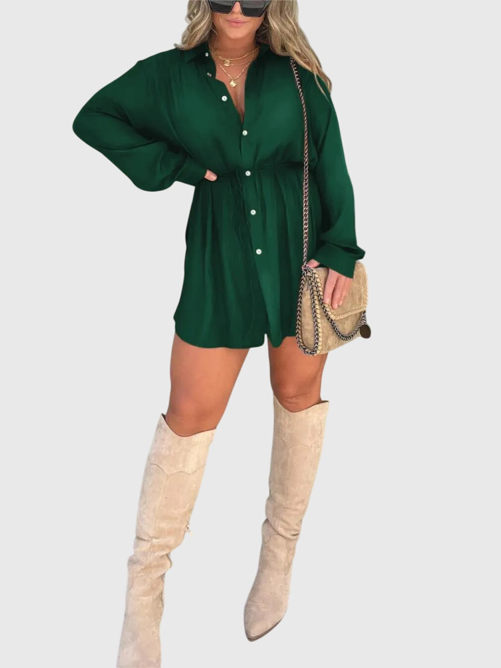 Nova | Romper Dress with Built-In Shorts