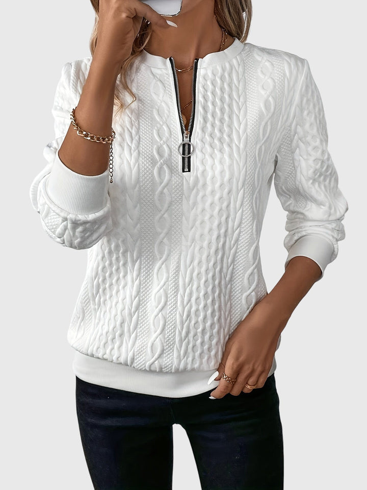 Nora | Zip Neck Jumper