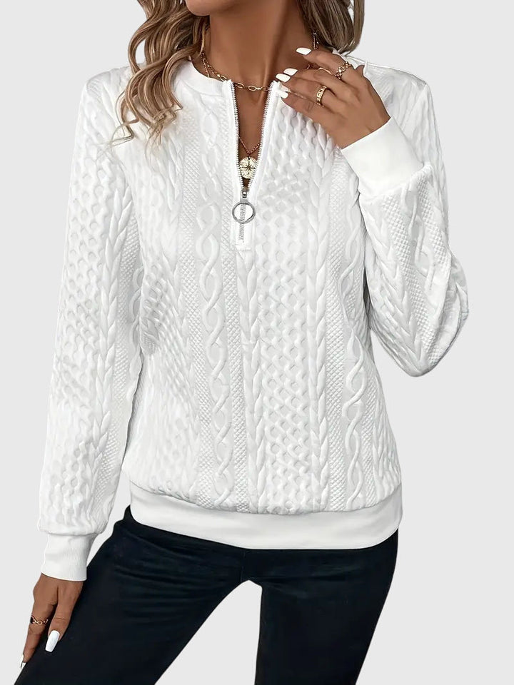 Nora | Zip Neck Jumper