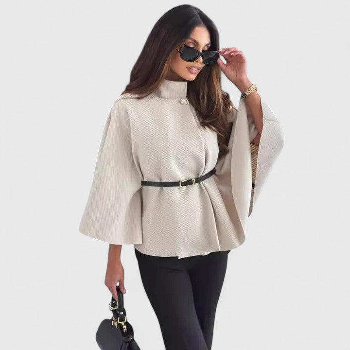 Isla | Belted Jacket with Butterfly Sleeves