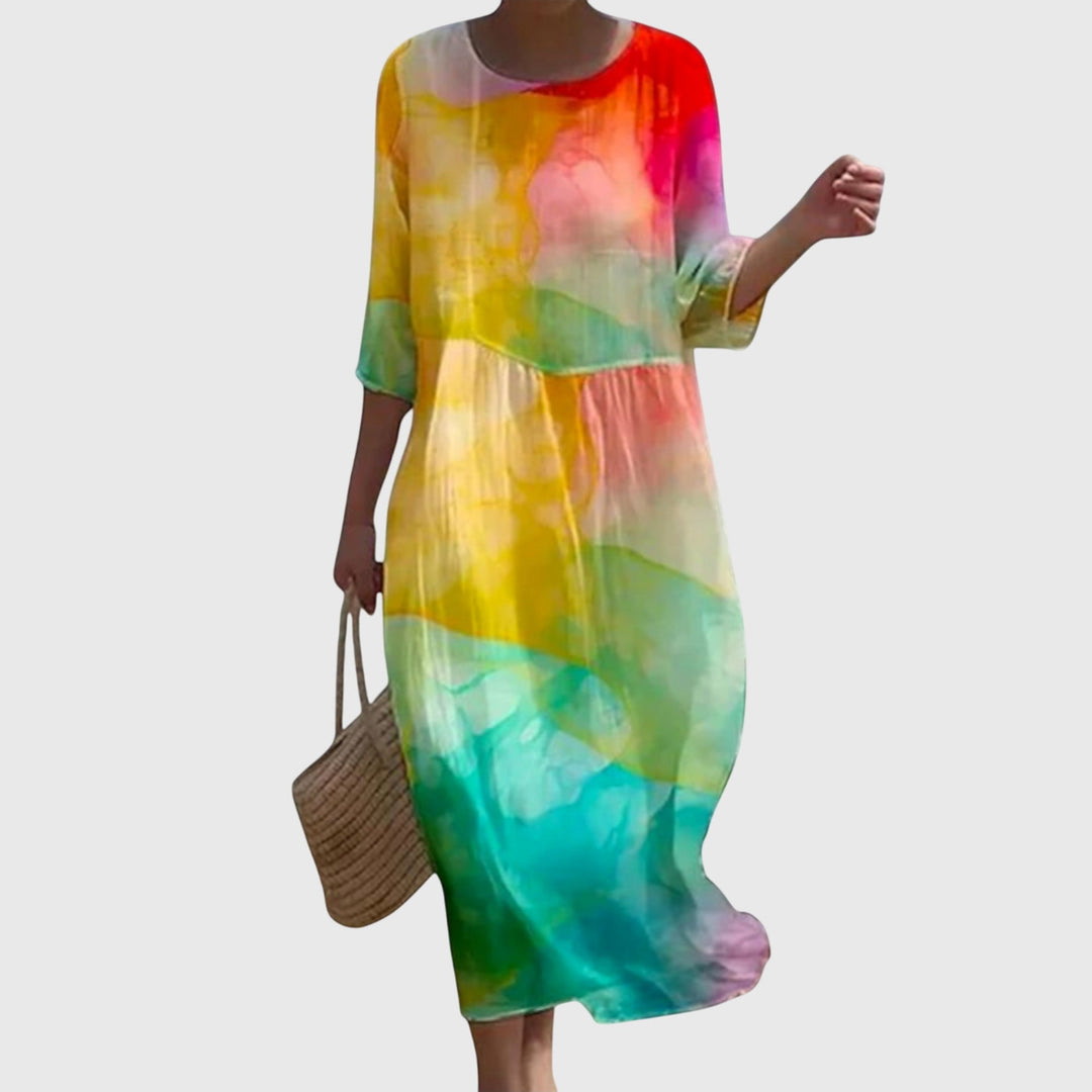 Hayley | Flowing Floral Maxi Dress