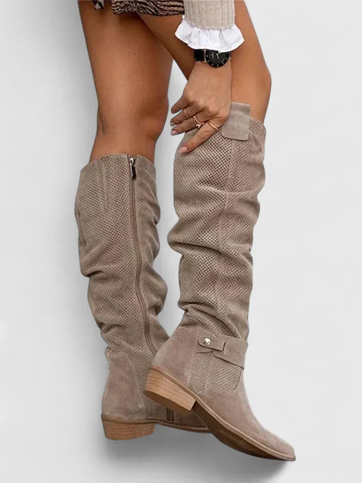 Libby | Vintage-Style Knee-High Boots