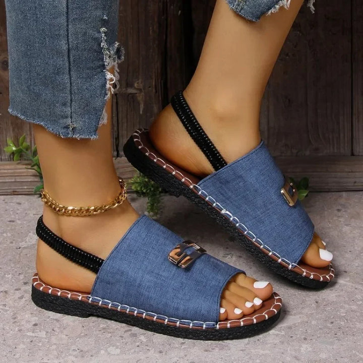 Rebecca | Lightweight Orthopaedic Wedge Sandals with Secure Fit