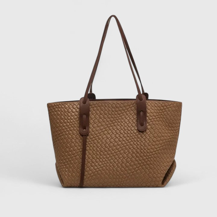 Ruby | Woven Tote Bag with Spacious Interior