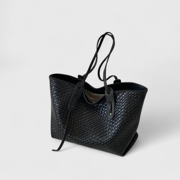 Ruby | Woven Tote Bag with Spacious Interior