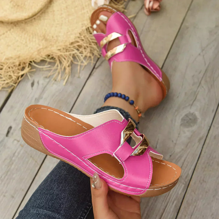 Lina | Orthopaedic Wedge Sandals with Extra Height