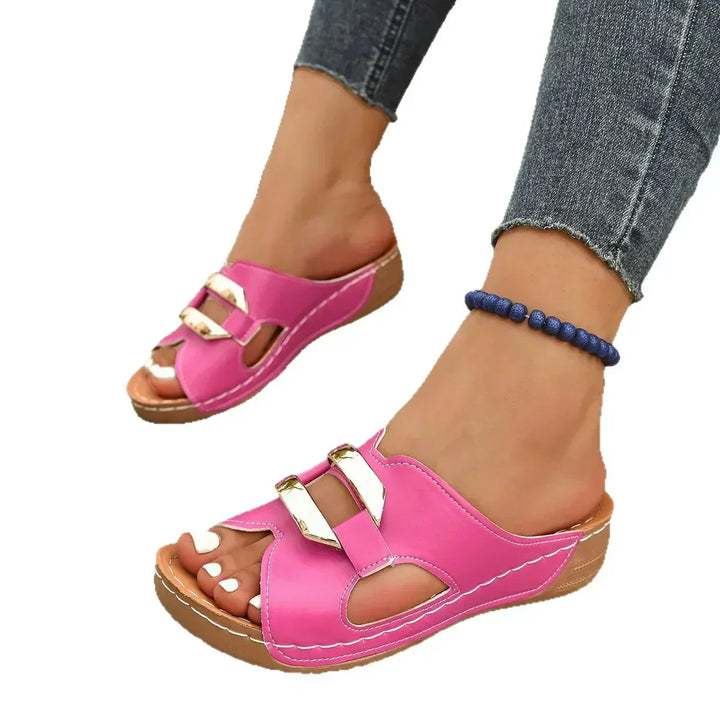 Lina | Orthopaedic Wedge Sandals with Extra Height
