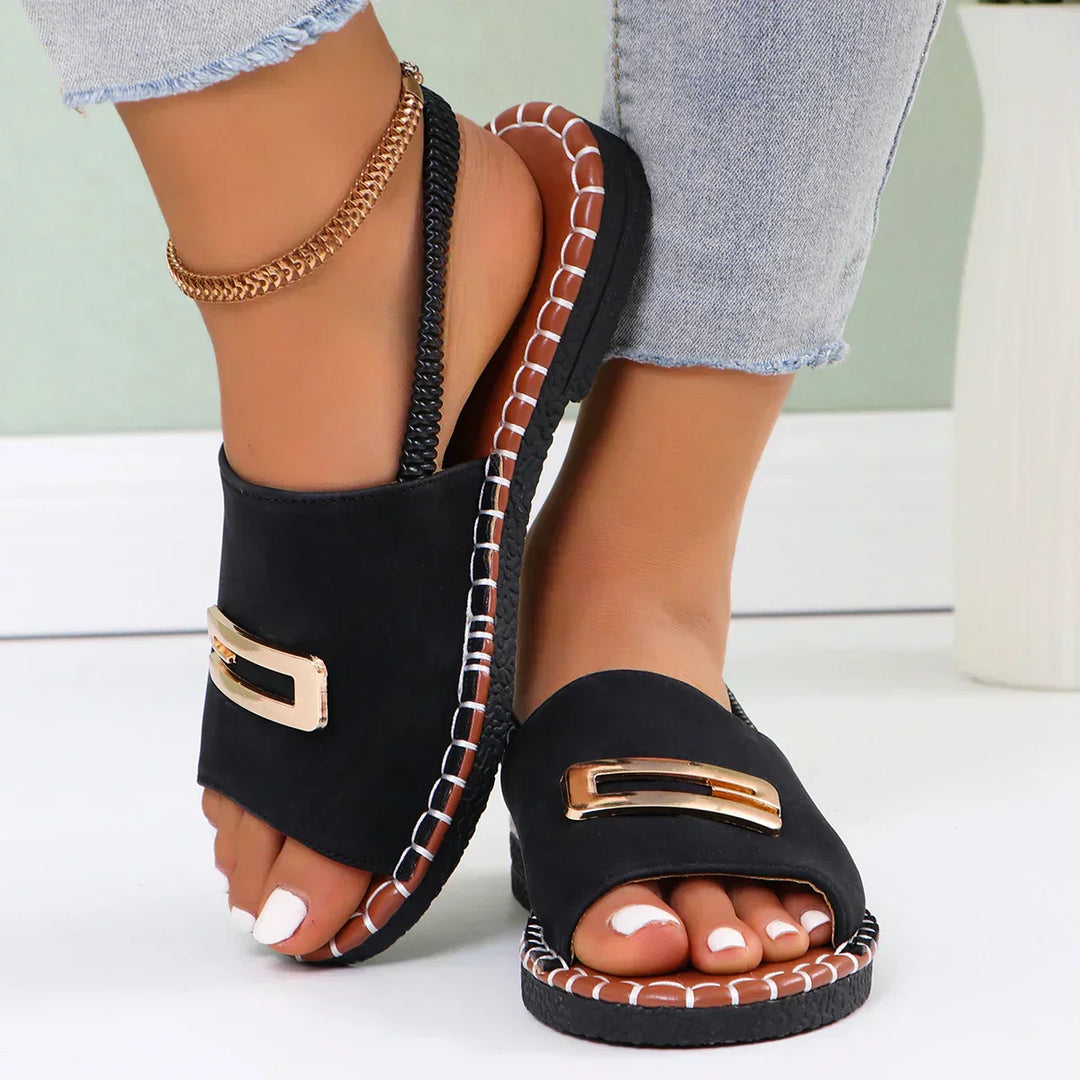 Rebecca | Lightweight Orthopaedic Wedge Sandals with Secure Fit