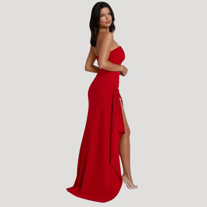 Emma | Strapless Maxi Dress for Wedding Guests