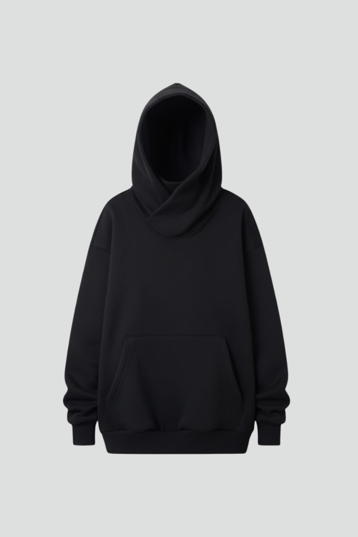 Gabriella | Cosy Hoodie with High Neck and Wide Hood