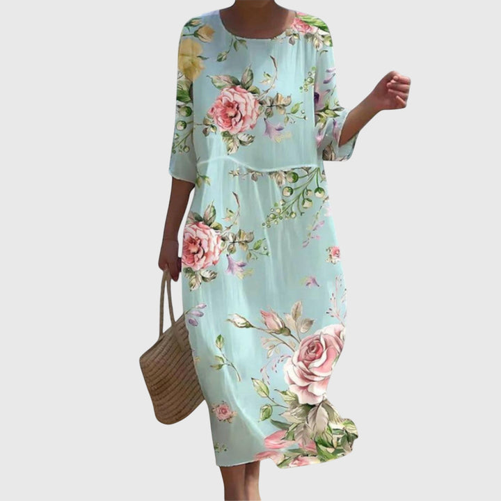 Hayley | Flowing Floral Maxi Dress
