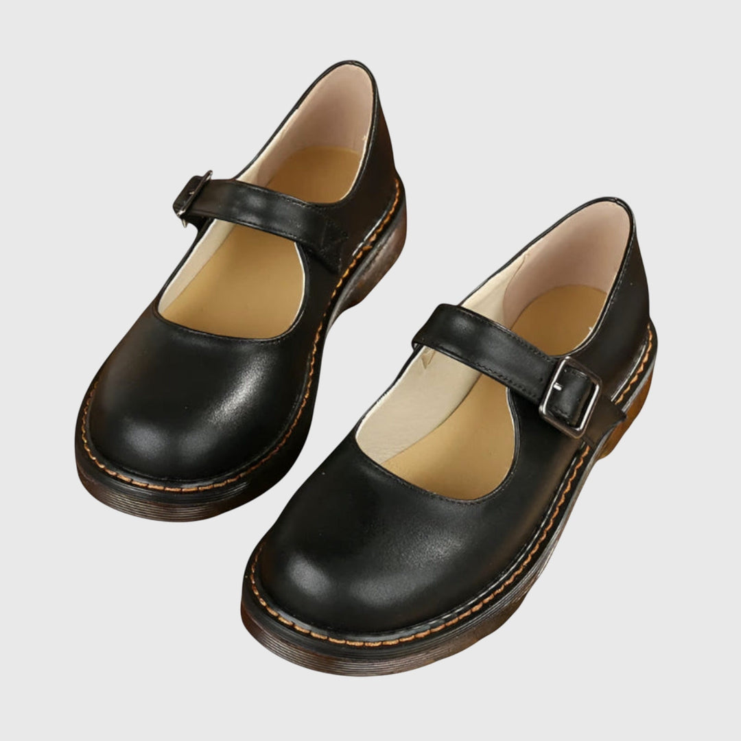 Charlotte | Orthopaedic Buckle Sandals with Vintage Charm