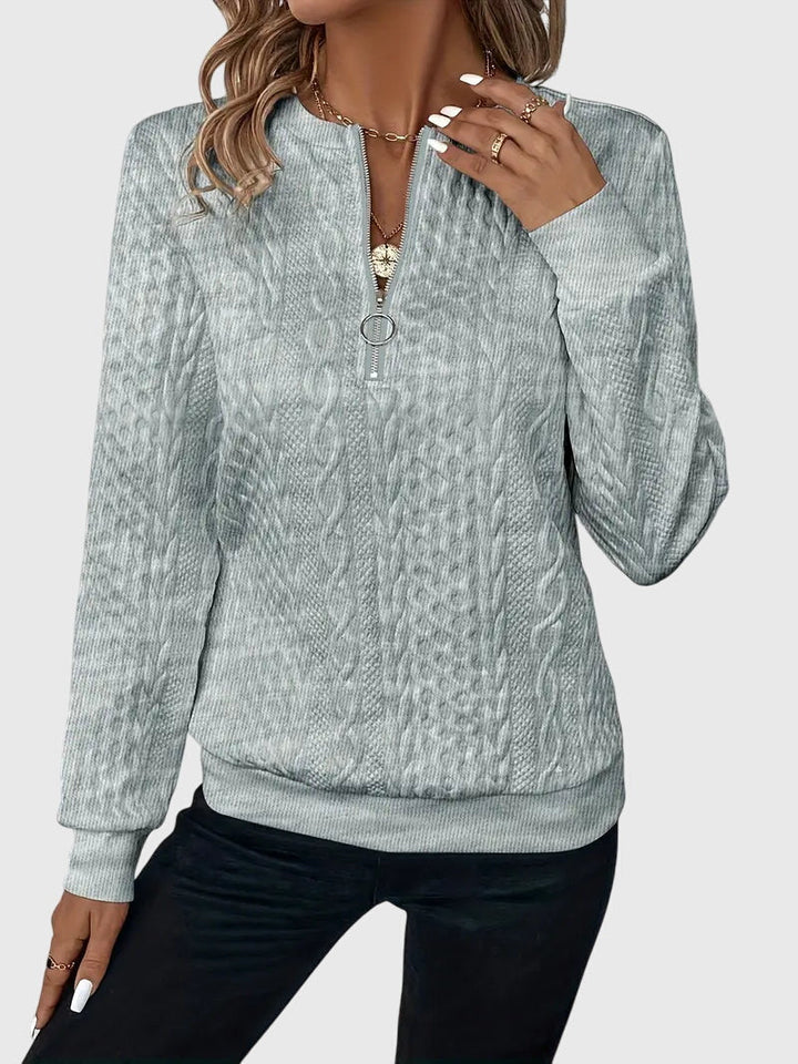 Nora | Zip Neck Jumper