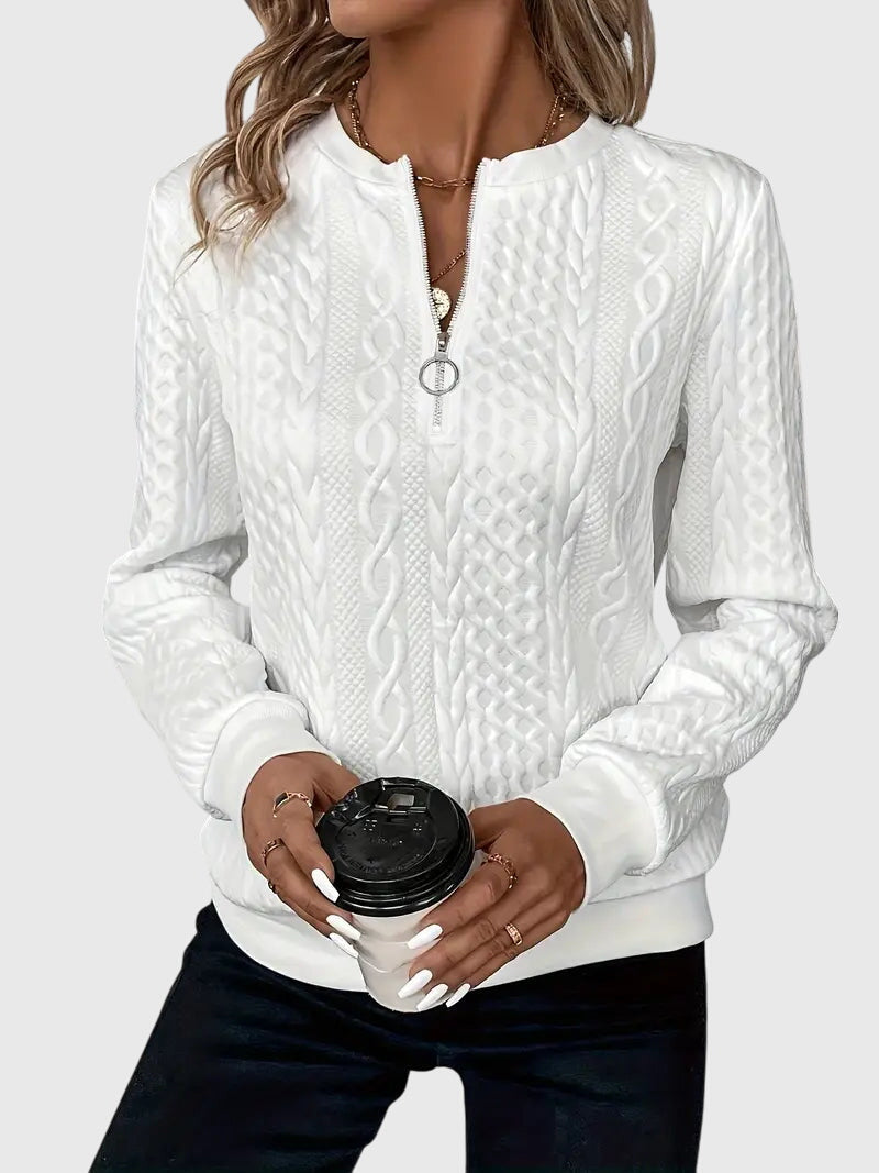 Nora | Zip Neck Jumper