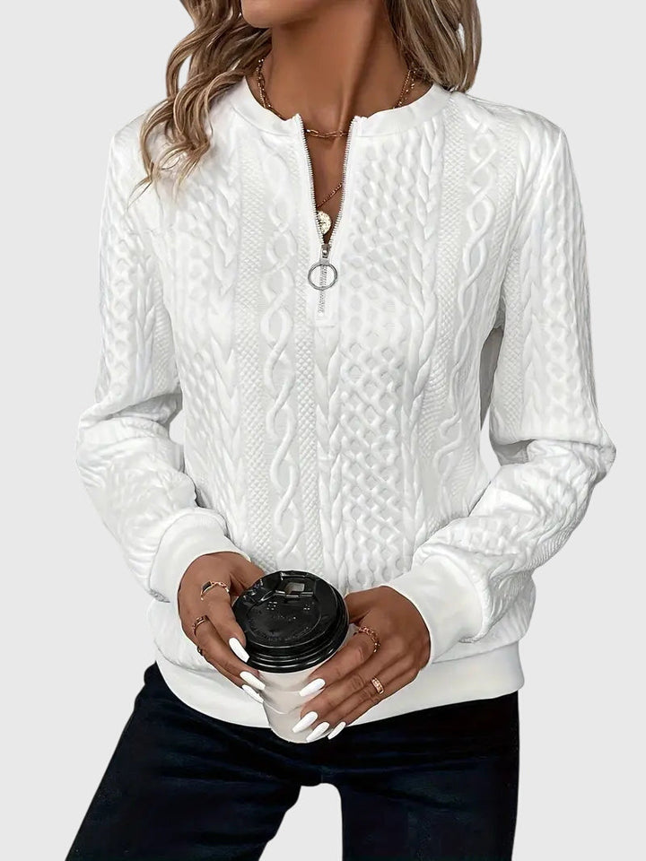 Nora | Zip Neck Jumper
