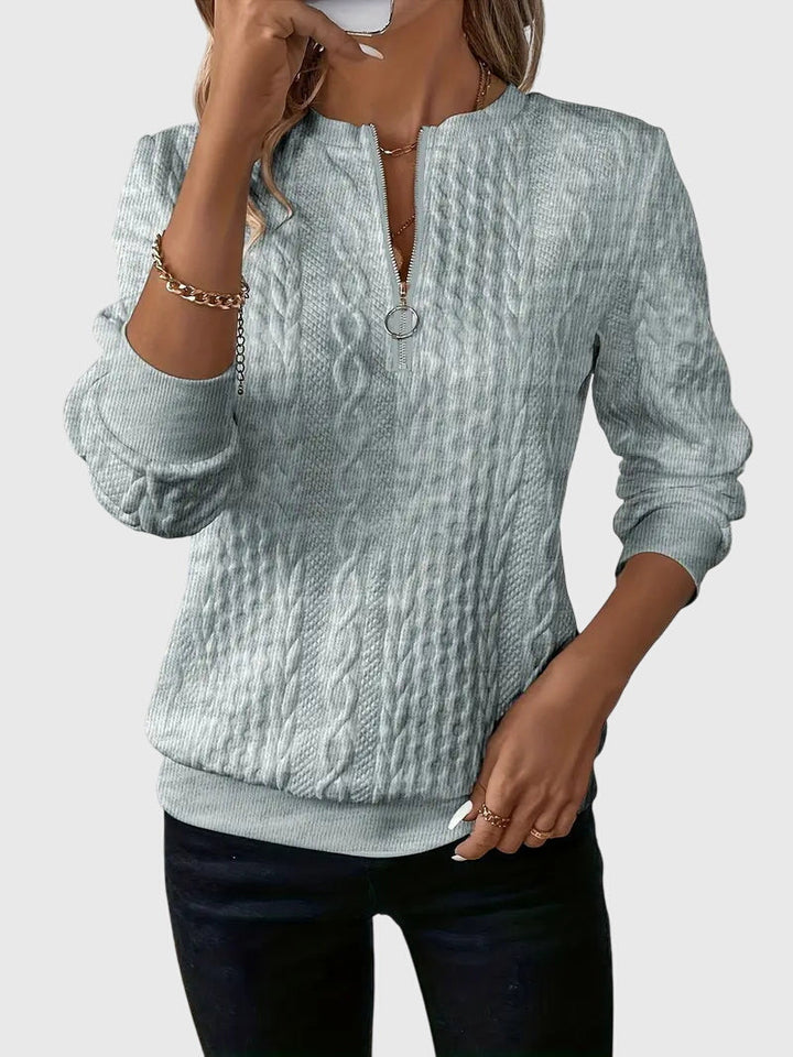 Nora | Zip Neck Jumper