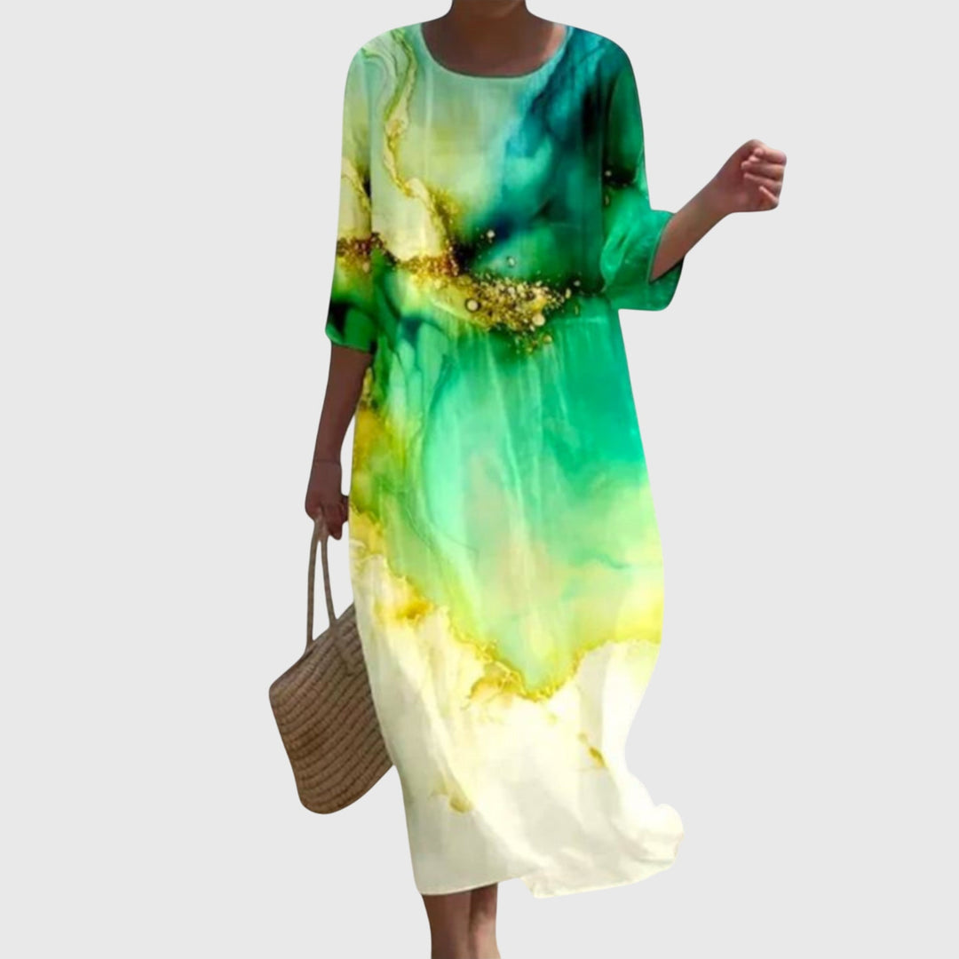Hayley | Flowing Floral Maxi Dress