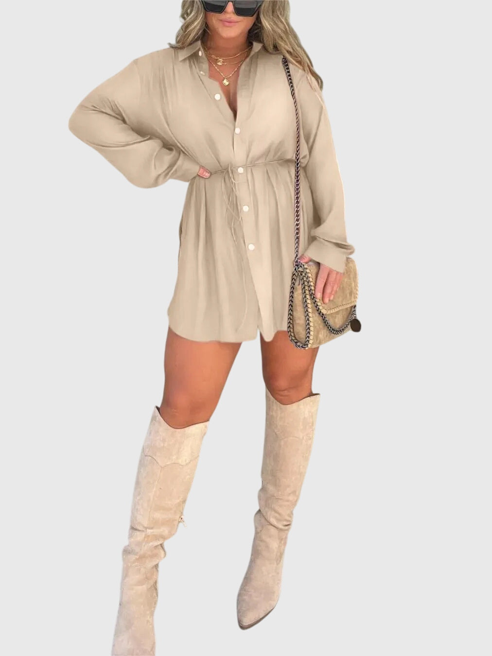 Nova | Romper Dress with Built-In Shorts