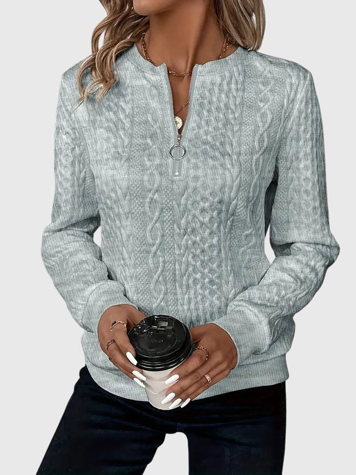 Nora | Zip Neck Jumper