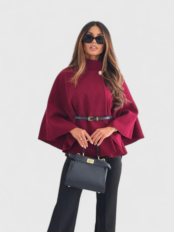 Isla | Belted Jacket with Butterfly Sleeves